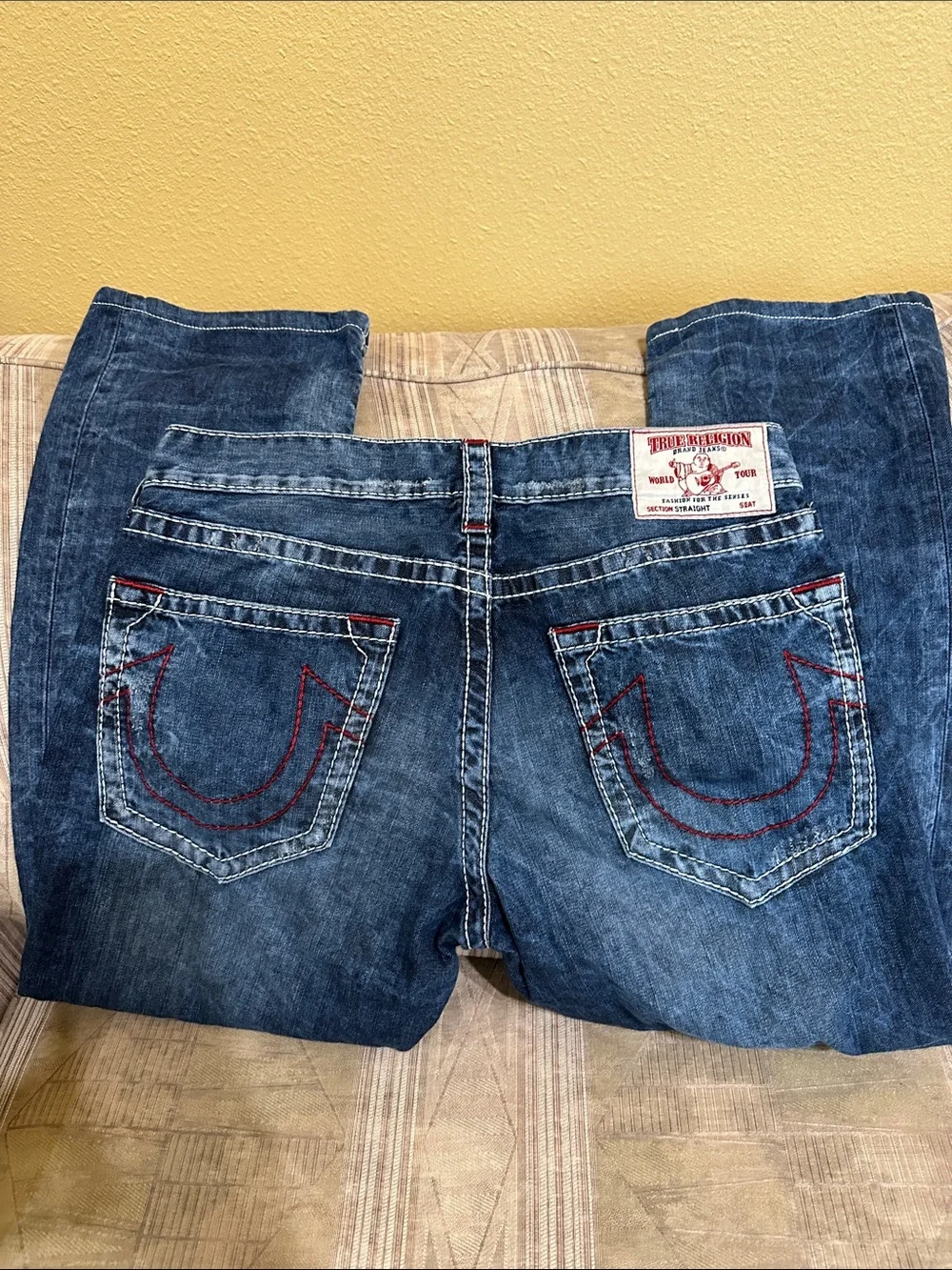 True Religion straight leg